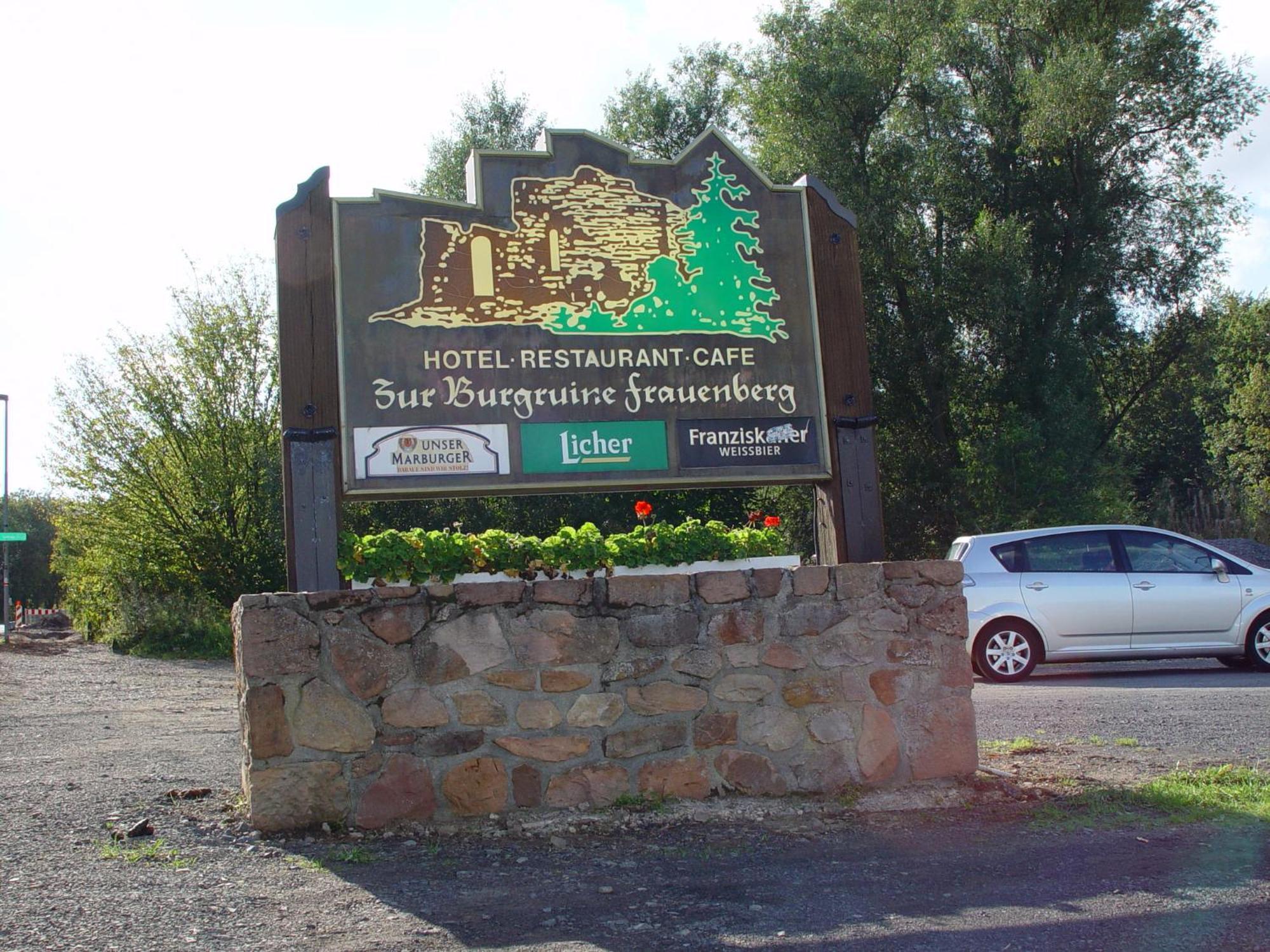 Zur Burgruine Frauenberg Hotel Ebsdorfergrund Buitenkant foto